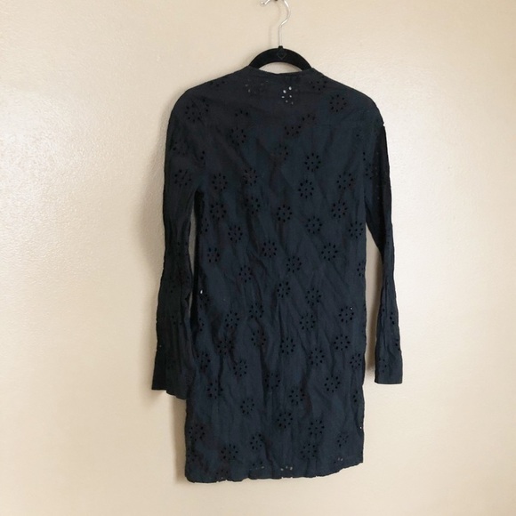 Patrick Robinson for Target Black Eyelit Tunic Size XS - Picture 7 of 7